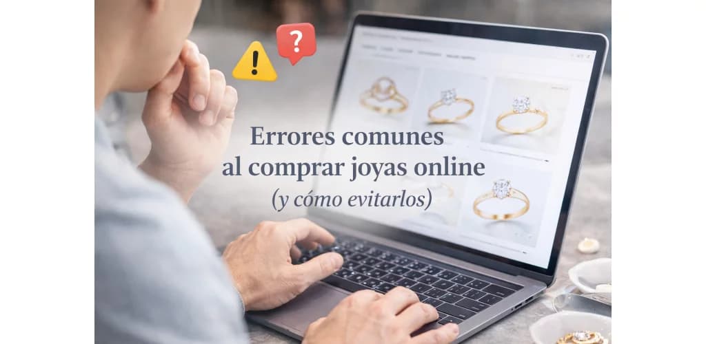 Errores comunes al comprar joyas online (y cómo evitarlos)