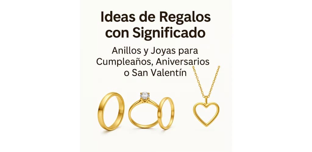 Ideas de Regalos con Significado: Anillos y Joyas para Cumpleaños, Aniversarios o San Valentín