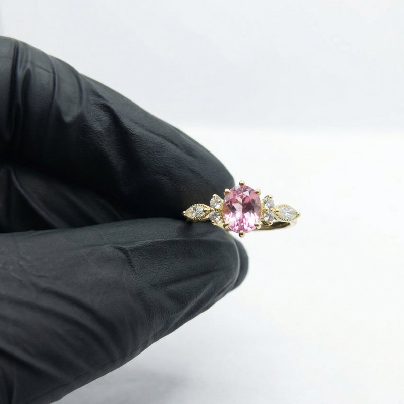 Anillo Oro 2.8 grs Con Piedras - Vista 5