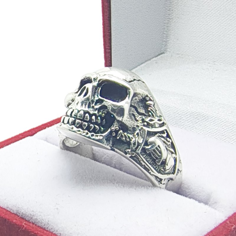 Anillo Plata 925 Calavera 12 grs - Vista 3