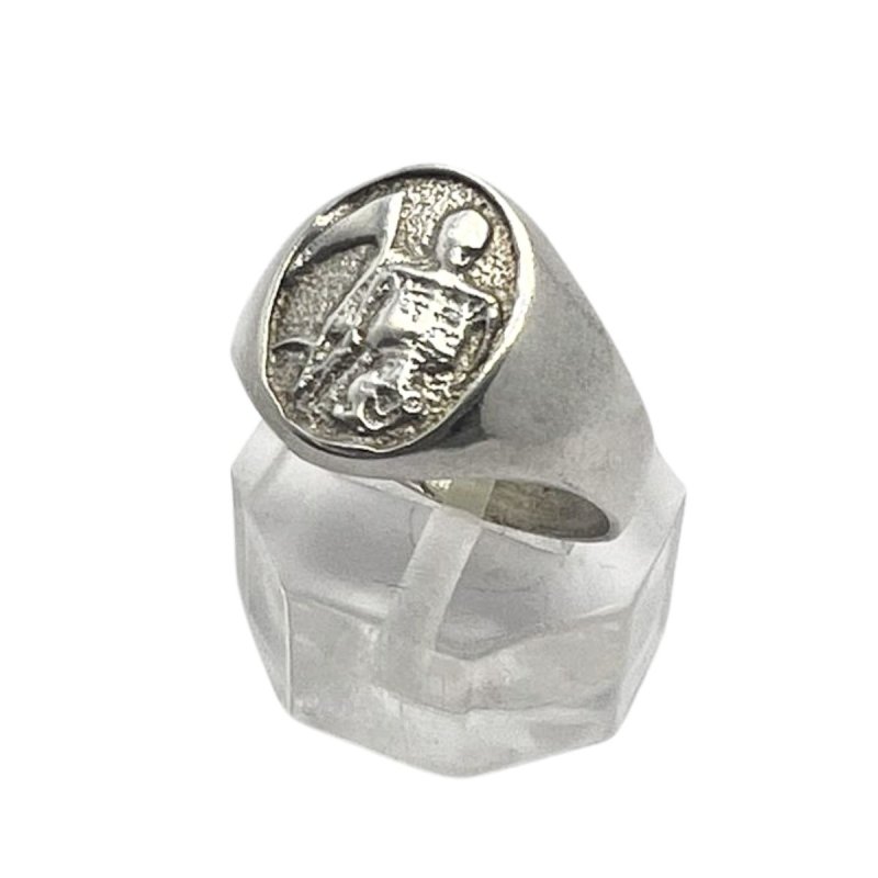 Anillo san la muerte plata